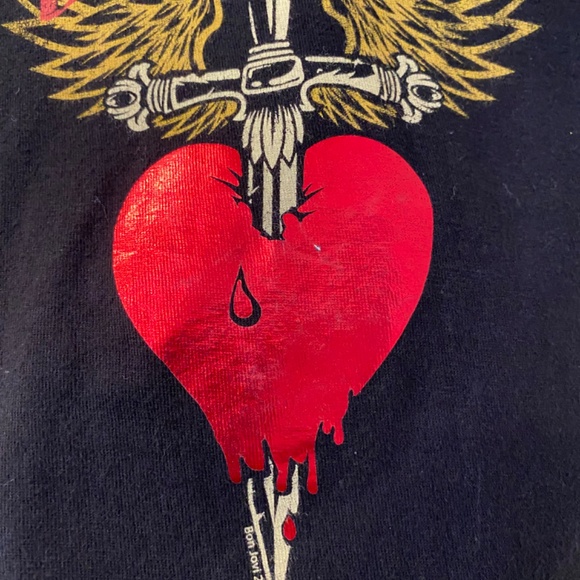 Bon Jovi 2022 Concert Women’s L Black with “You Give Love a Bad Name” T-Shirt - Picture 2 of 6
